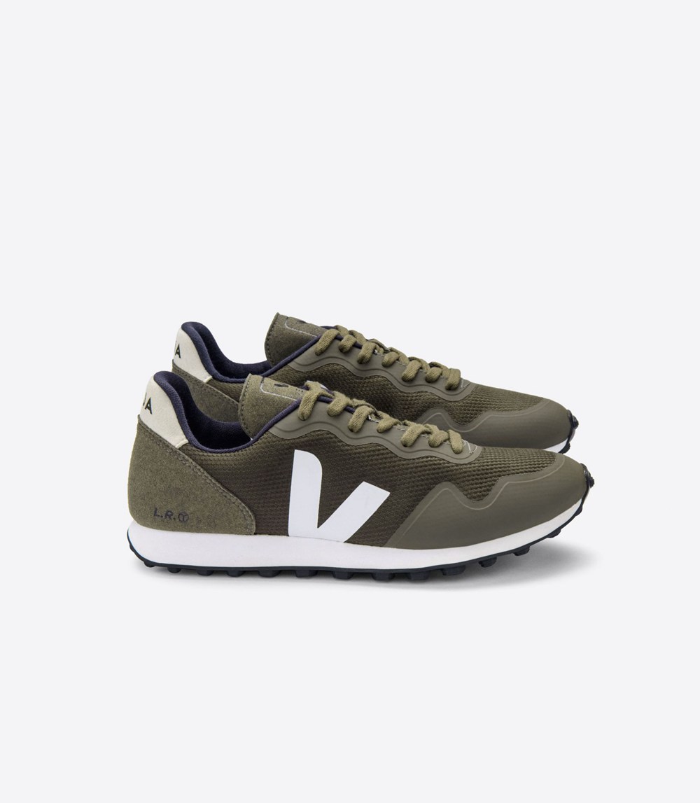 Tenis Veja Hombre - Sdu B-Mesh - Verde Oliva/Blancos/Beige - 470GQSTIV